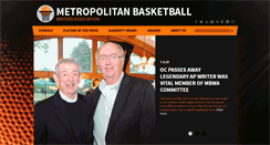 Desktop Screenshot of metbasketballwriters.org